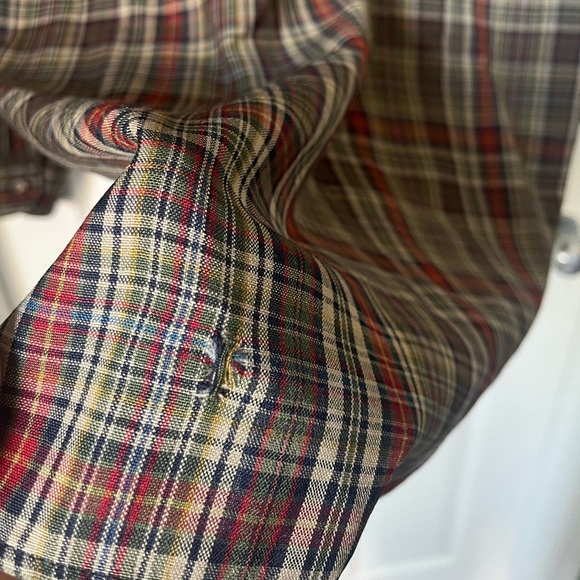 Men’s Pendleton 100% Virgin Wool Plaid Button Down | Size XL - Picture 6 of 10